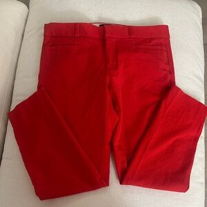 Banana Republic Sloan Petite Ankle Pants - Poppy Red  Size 4P